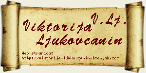 Viktorija Ljukovčanin vizit kartica